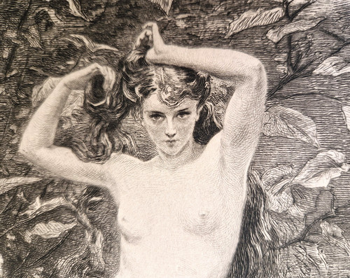 Carolus duran dans la - :, rosée