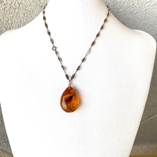 Superbe pendentif ambre - superbe, en