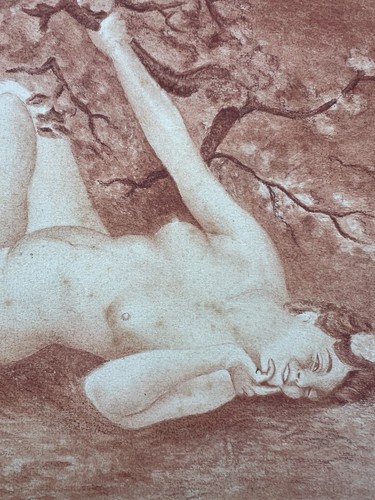 Painting drawing pencil nude - painting, &