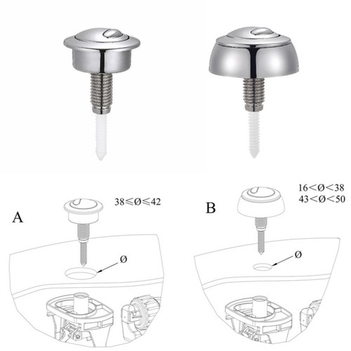 Bouton chasse eau de - bouton, d'eau