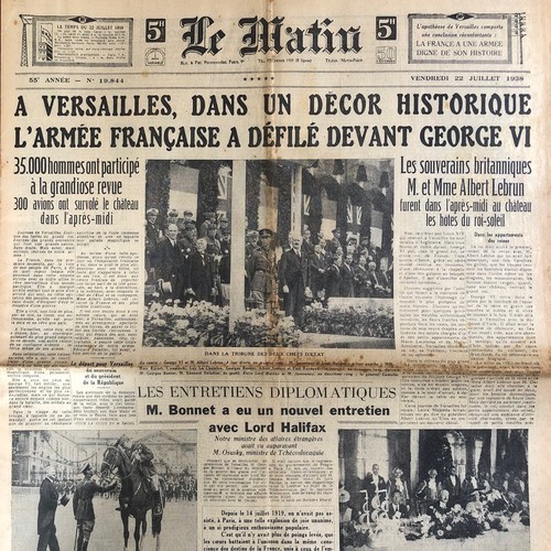 Journal matin 1938 - le,