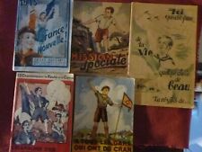 5 brochures des années 40 sur