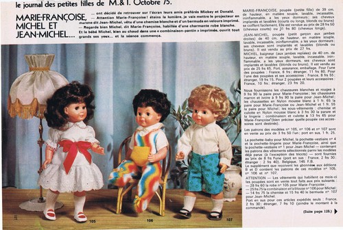Page poupée françoise - ▬►page,