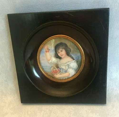 Ancienne miniature peinte