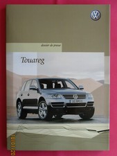 VOLKSWAGEN - DOSSIER  PRESSE - TOUAREG ( V6 --  V10 TDI )  - 2002 - en français