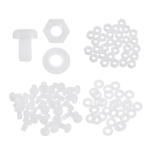 Boulons tête ronde nylon - 30,