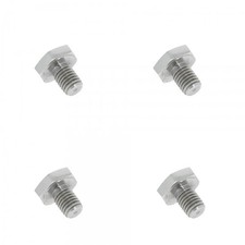 4 vis chromées centrales d'enjoliveur de roue pour Citroën 2CV