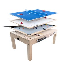 Table Multi Jeux 7 en 1 Chêne