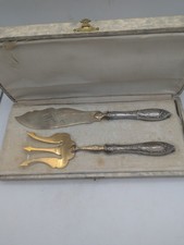 Service à Poisson, Ancien, Argent Fourré ?