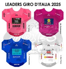 Maillots stickers cyclistes miniatures - Leaders Giro d'Italia - Giro Winners