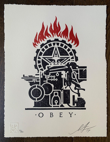 Shepard fairey obey printing - obey,