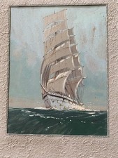 Superbe gouache originale signée Georges FOUILLE