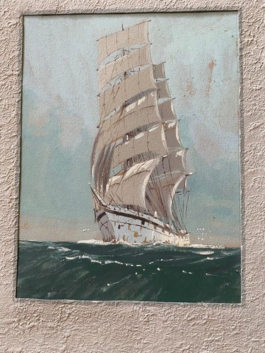 Superbe gouache originale