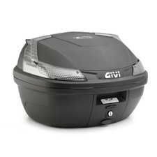 GIVI B37 BLADE TECH Top case noir gaufré CAT. fumés + platine et kit de fixation