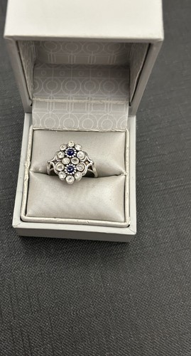 Belle bague argent massif avec - belle,