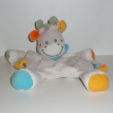 Doudou Girafe Tex - Blanc gris