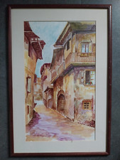 Tableau aquarelle encadrement