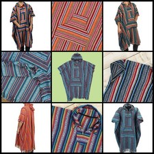 Long Poncho Cape à Capuche