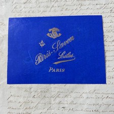 Etiquette Paris Savon Lilas 1900 Parfum Ancien Antique Label Perfume