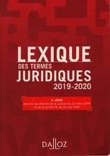 Lexique des termes juridiques