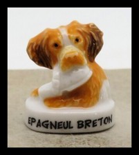 FÈVE DE COLLECTION "ÉPAGNEUL BRETON" P'TIS POLISSONS CHIEN 2012 ARGUYDAL" - B.G.