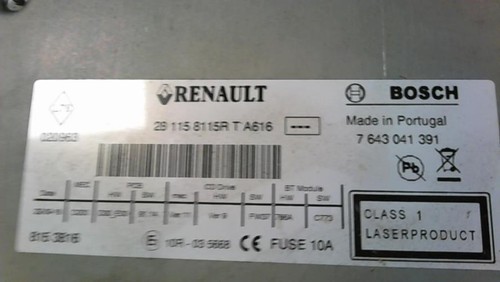 Autoradio origine renault - d'origine,