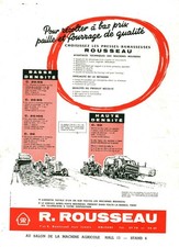 Publicité ancienne presses