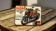 plaque métal vintage KTM Duke 1290 R