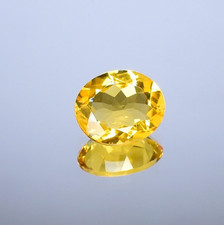 Citrine jaune facettée