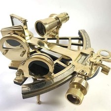 Sextant nautique en laiton -