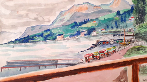 Xxe dessin original aquarelle - xxe,