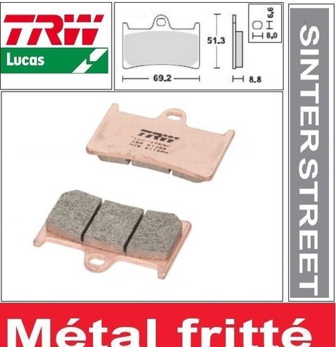 Plaquettes frein avant trw - de,