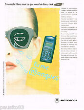 PUBLICITE ADVERTISING 065  1995  MOTOROLA  mobiles FLARE
