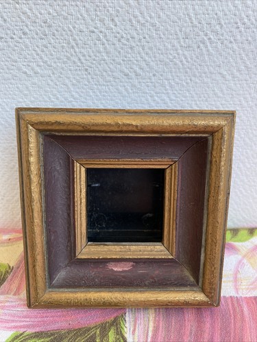 Ancien cadre bois coffret - ancien,