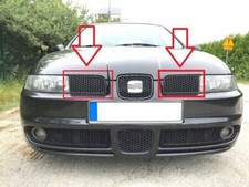 Grilles latérales avant Cupra Seat Leon ou FR style Toledo 1M L et R nid d'ab...