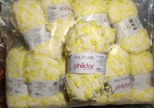  Lot 11 pelotes "PHIL PLUME" de chez Phildar