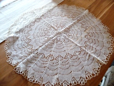 Linge ancien 1 Napperon rond