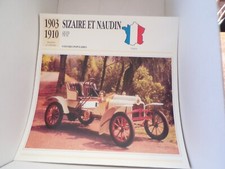 FICHE CARD carte car