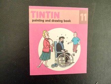 HERGE Tintin album à colorier