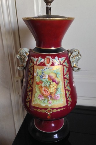 Belle lampe porcelaine - , de