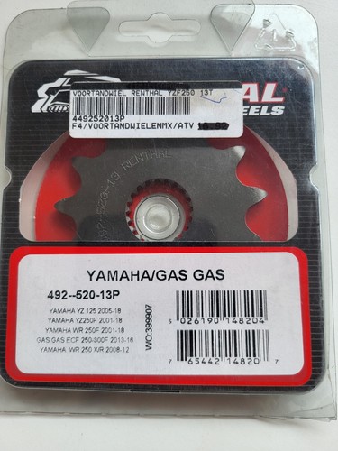 Pignon renthal dents yamaha - renthal,