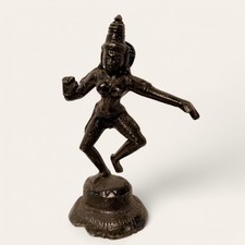 Une danseuse apsara en bronze, travail moderne, 11,4 cm ASIE INDE ARTS sculpture
