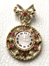 BROCHE montre ruban horloge