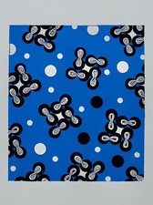 Atelier TESTEMALE - Peinture originale - Gouache - Projet de tissu 152