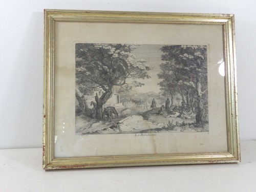 Gravure ancienne xviiie - ancienne,