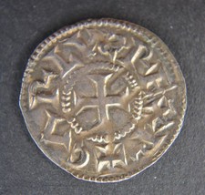 Pièce denier Charles III Argent empire carolingien 898-923
