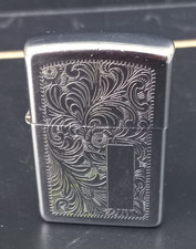 Briquet ZIPPO Gravé  /   K /  XI  / Bradford P.A. / Made in U.S.A. 1995