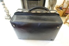 sac valise de medecin gladstone bag antic vintage leather doctor s bag