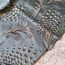 Soie NAPOLEON III Coupon de Tissu Second Empire Fin XIXè 100 cm