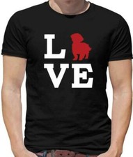 Amour Lhassa Apso Chien Silhouette T-Shirt - - Chiot - Animal Propriétaire